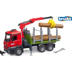 Camions Bruder 03669 Camion forestier MercedesBenz MB Arocs avec grue de chargement et grappin 3669 03669