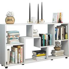 Schwarz Bücherregale VCM Pintal White Bücherregal 62cm