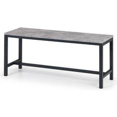 Black Settee Benches Julian Bowen Concrete Settee Bench