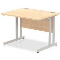 Silver Writing Desks Impulse 1000 Straight Maple Writing Desk