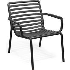 Outdoor Lounge Chair Anthracite 75.5cm H x 70cm W x 75.5cm D