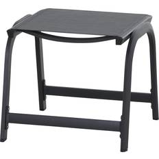 Sgabelli da Esterno Siena Garden Sgabello Da Giardino Alluminio Antracite Opaco Nero Argento