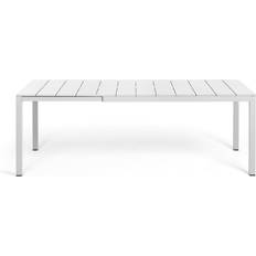 Nardi Haveborde Havemøbler Nardi Rio Alu Udvidelsesbord 210x85 cm White