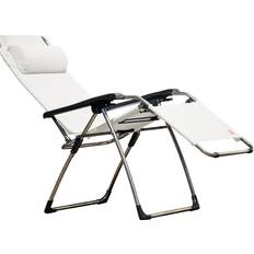 Aluminium Chaises longues Jan Kurtz Fiam Amida Relaxliege Blanc