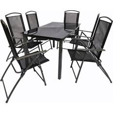 Table and chairs VCM G329/5205EA Patio Dining Set, 1 Table incl. 6 Chairs