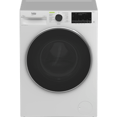 Beko Frontbetjent Vaskemaskiner Beko B3DFT510442W Front Læsning Sort Hvid
