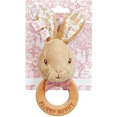 Wooden Toys Rattles Peter Rabbit Flopsy Bunny Wooden Rattle