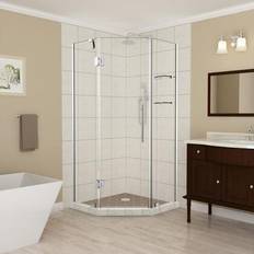 White Shower Doors Aston SEN961EZ-34-10 Merrick GS