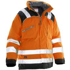 Orange Jackor Jobman Vinterparkas StarVarsel Orange/Svart