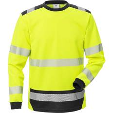 Fristads Tøj Fristads Hi-Vis Langærmet T-shirt 7724 THV - Hi-Vis Gul/Marine