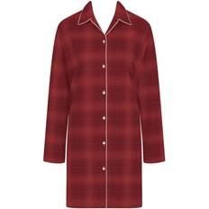 Polyamid Nattlinnen Triumph Lounge Me Cotton Boyfriend NDW Nightshirt Red