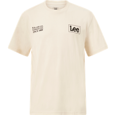 Lee Överdelar Lee T-shirt Loose Logo Tee Natur
