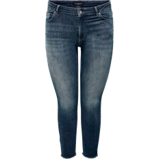 Only Byxor & Shorts Only Curvy Carwilly Reg Ankle Skinny Fit-jeans Svart