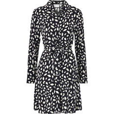 Vila Women's Vipaya L/S Shirt Dress Su-Noos - Black