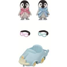 Tiere Puppen & Puppenhäuser Sylvanian Families Pinguin Fahr- und Spielset mehrfarbig