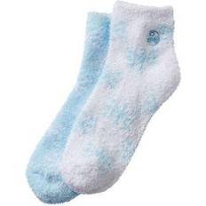 Paraben-Free Foot Masks Earth Therapeutics Thera-Soft Aloe/Vitamin E Moisturizing Socks Baby Blue/Snowflakes: 2