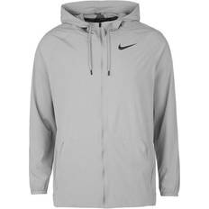 Nike Fitness & Gym Outerwear Nike Pro Dri-FIT Flex Vent Max Full-Zip Hooded Training Jacket Men - Particle Grey/Iron Grey/Sort