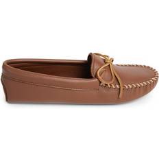 Men - Natural Low Shoes Minnetonka Double Deerskin