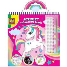 Colouring Books SES Creative Glitter 3 in 1 Activity Book