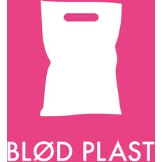 Pink Informationsskilte Diverse Piktogram Blød plast Pink