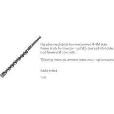 Tilbehør til elværktøj Bohrcraft Hammerbor SDS S4 10mm 400/450 (26150510045)