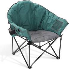 Heavy duty camping chairs Arrowhead Oversized Heavy-Duty Club Folding Camping Chair