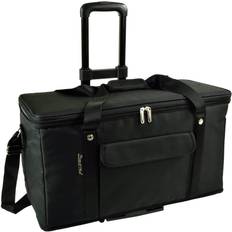 Black cooler with wheels Picnic at Ascot XL Hybrid Folding Cooler on Wheels Black