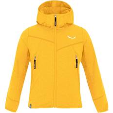 Guld Hoodies Salewa Agner Hybrid Polarlite Full-Zip Hoodie Kids gold melange kids 2023 Climbing Clothing