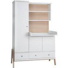 Blanc Commodes Schardt Armoire Avec Plan À Langer Laqué Blanc L 131 x H 191 x P 72 cm