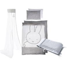 Polyester Bettwäsche-Sets Roba Kinderbettgarnitur »Miffy«, Baumwolle, weiss