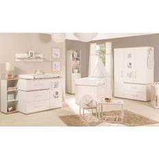 Roba Babyzimmer-Komplettset »Moritz«, Set, 3-St., Kinderbett, Wickelkommode, Kleiderschrank, breit;