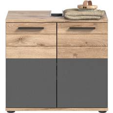 Badezimmermöbel Xonox Home Waschbeckenunterschrank Mason dunkelgrau Nox