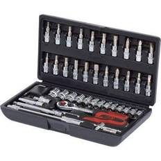 KS Tools Tool Kits KS Tools 918.0646 1/4 Zoll CHROMEplus Steckschlüssel-Satz 45-Zahn Werkzeug-Set