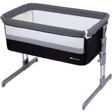 Svarta Spjälsängar Barnrum BebeConfort Calidoo. Co-Sleeper/sängspjälsäng spjälsäng höjd nätsidan. 0–9 kg. 0–6 månader.