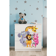 Kocot Kids Commode Blanche Zoo