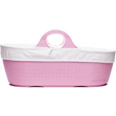 Rosa Babykorgar Barnrum Moba Moses Basket Rose Breathable Moses Basket into the