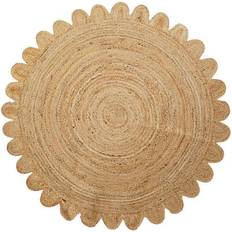 Dkd Home Decor Premium Brown Carpet 150 x 150 x 0.75 cm Brown