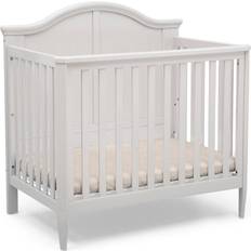 Cribs Delta Children Parker Mini Convertible Baby Crib with Mattress and 2 Sheets