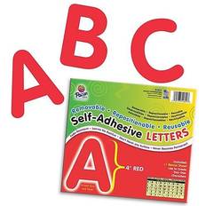 Red Letter Pacon Self-Adhesive Letters, 4, 78 Characters, Red