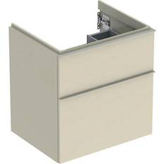 Beige Muebles de Baño para Lavabos Individuales Geberit iCon Unterschrank 502303 2 Schubladen