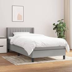 vidaXL 80x200 stof Kontinentalseng