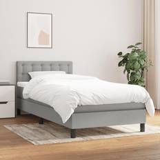 vidaXL 80x200 stof Kontinentalseng