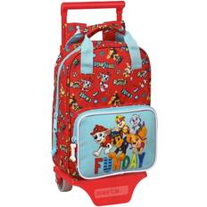 Mango Telescópico Equipajes infantiles Paw Patrol Bolso Satchel Con Ruedas The Funday Rojo Azul Claro 20 x 28 x 8 cm