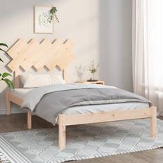 Senge & Madrasser vidaXL 100x200 massivt træ Sengeramme