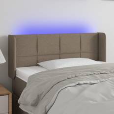 vidaXL LED taupe Sänggavel