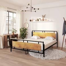 vidaXL Bed Frame Metal Super Sängram