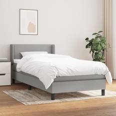 vidaXL 80x200 stof Kontinentalseng