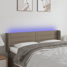 Elektriska Sänggavlar vidaXL LED taupe Sänggavel