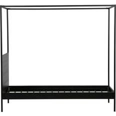 Woood Sänky Dani Mustaa Metallia 90x200 cm