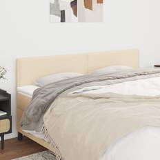 Senge & Madrasser vidaXL 2 stk. stof cremefarvet Sengegavl
